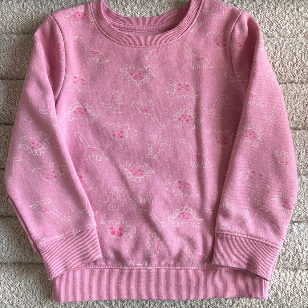 3 for $10 - Cat & Jack Pink Dino Sweatshirt